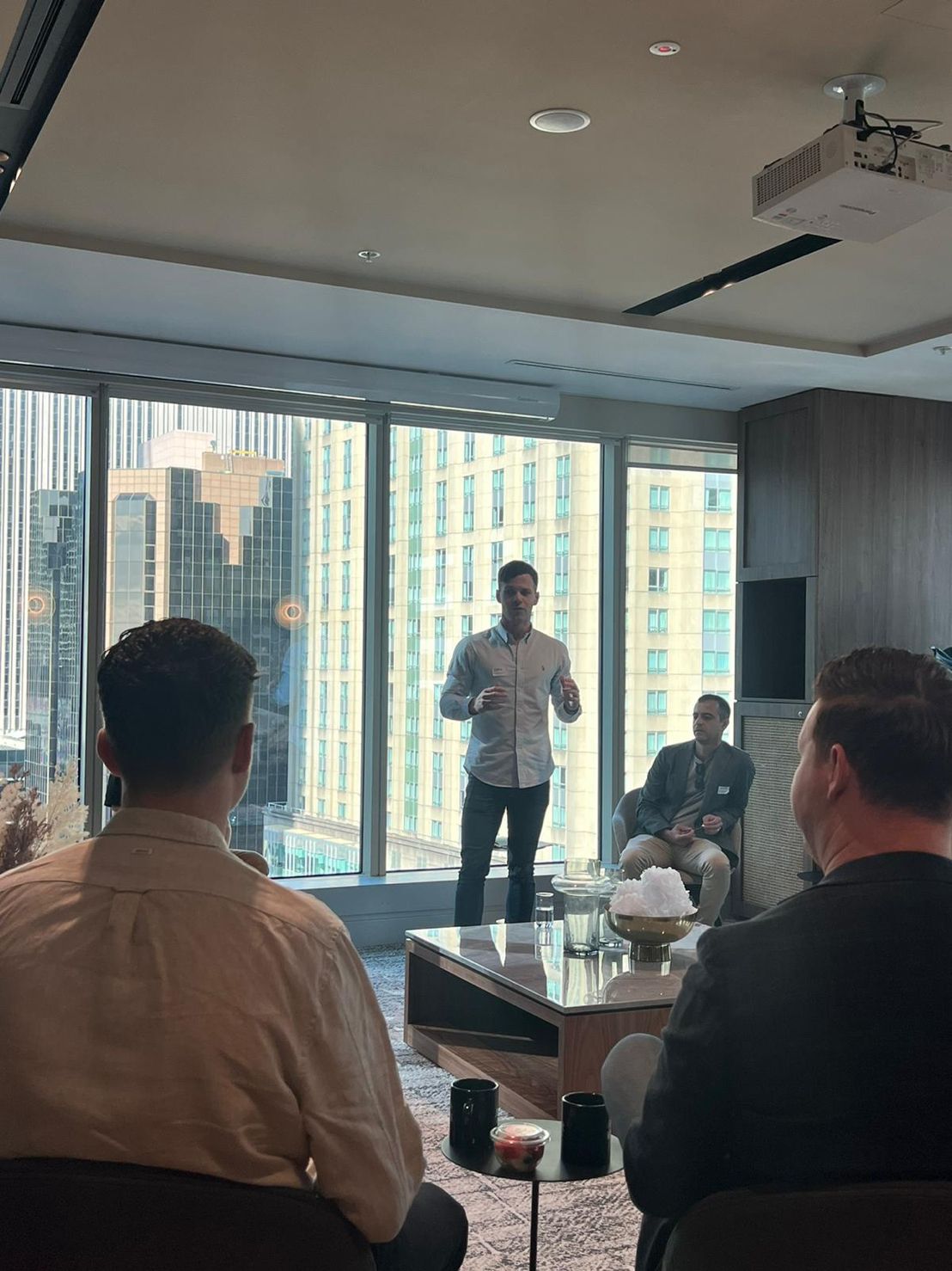 A GTM leader presenting to guests at a 4Twenty Tech Talks session in Sydney